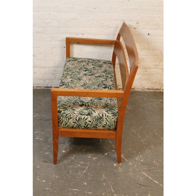 Brown Late 20th Century Contemporary Maple Bench For Sale - Image 8 of 9