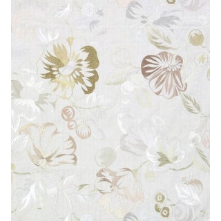 The House of Scalamandré Mostar Fabric, Pale Neutrals For Sale