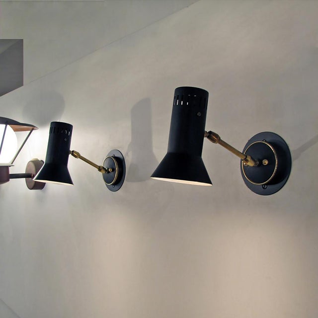 Pair of Italian Wall Lights, 1950 For Sale - Image 9 of 10