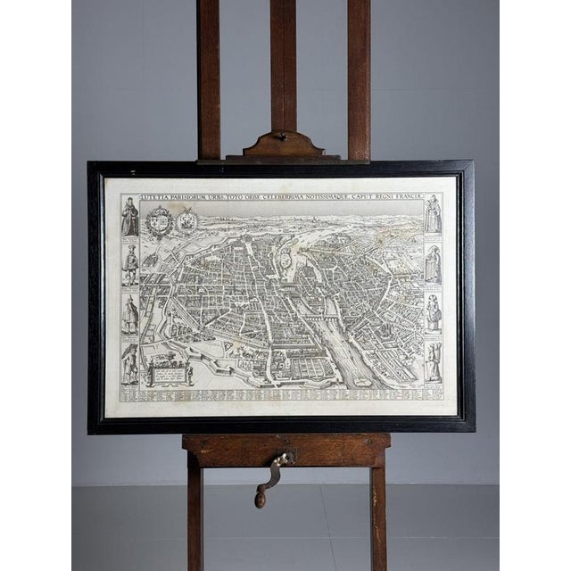 Framed Map of Paris For Sale - Image 15 of 18