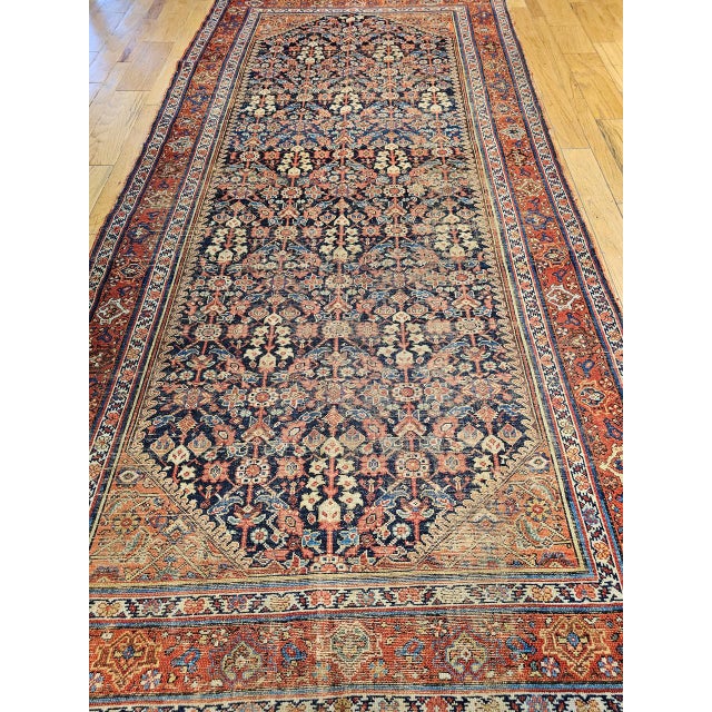 "A 19th century Persian Malayer rug, dating from the fourth quarter of the 1800s. Rendered in an expansive gallery format,...