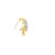 14k Yellow Gold 0.6ctw Diamond Studded Bee Brooch For Sale - Image 4 of 8