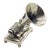Vintage Italian Handmade Genuine Sterling Silver Hand-Crank Gramophone Figurine, Made in Arezzo (Tuscany) by Medusa-Oro Silversmith For Sale