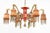 Art Deco Chinoiserie Style Six-Branch Chandelier For Sale - Image 4 of 9