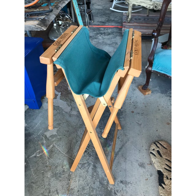 Gold Medal Original Directors Chair- Fold Up Canvas For Sale In Aspen - Image 6 of 8