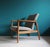 Not Yet Made - Made To Order Vintage Armchair From Mid Century Designed by Edmund Homa, Restored For Sale - Image 5 of 9