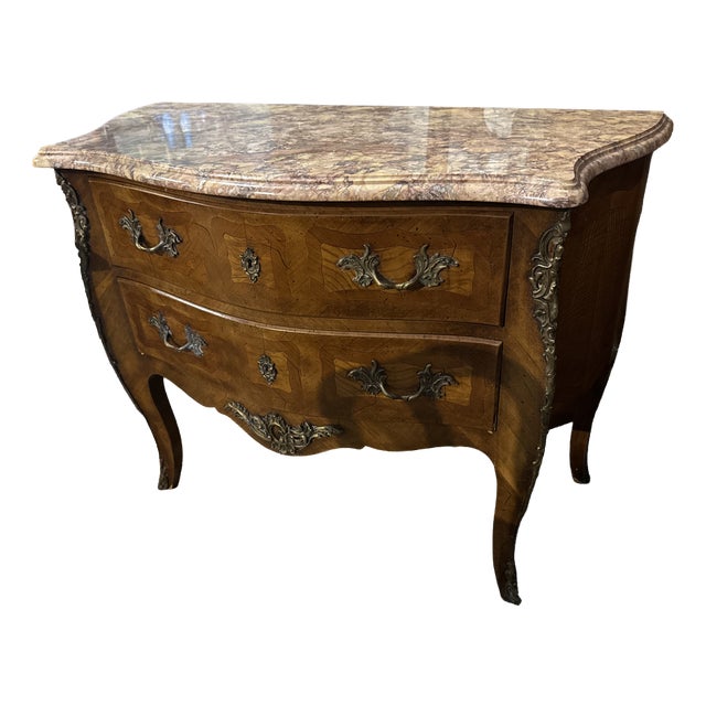 Louis XVI Walnut Veneer Commode For Sale