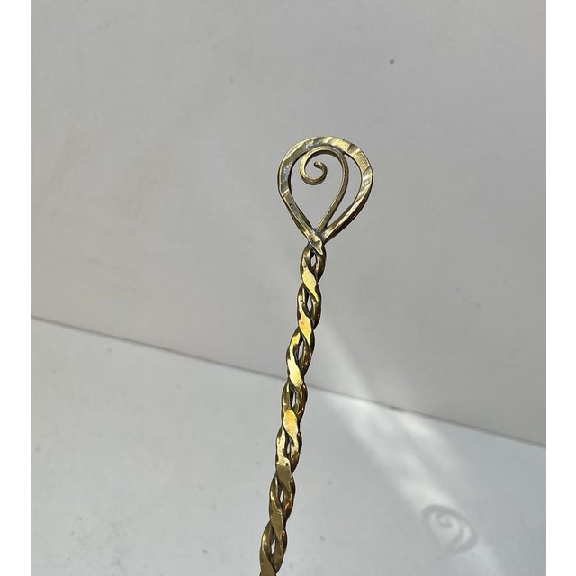 Art Deco Wall Hung Brass Planter from Cawa Denmark, 1930s For Sale - Image 4 of 11