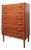 Danish Highboy Dresser with Half-Moon Handle, 1960s For Sale