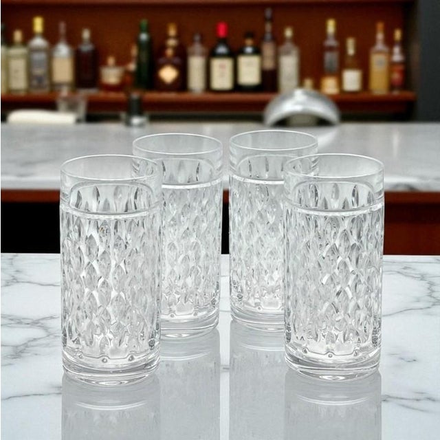 Ralph Lauren Aston Crystal Highball Glasses – Set of 4 For Sale - Image 14 of 14