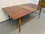 Mid 20th Century Tapered Walnut Expanding Leaf Table For Sale - Image 11 of 13