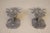 Rare Matched Pair French Art Deco Tropic Palm Aluminum Glass Wall Sconce Lamps 1920's For Sale In Los Angeles - Image 6 of 13