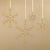 Bring refined sparkle and holiday charm to your seasonal décor with this set of 12 golden snowflake ornaments. Crafted...