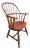 Vintage Stickley Sack Back Windsor Armchair For Sale