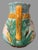 Antique Victorian Majolica 7.5" Pitcher With Heron Flying Over a Pond Setting For Sale - Image 10 of 12