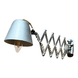 1960s Industrial Soviet Scissor Wall Lamp For Sale