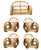 This beautifully restored rattan living room set blends style and vintage charm with modern comfort. Made in 1950, this...