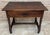 French Oak Side Table with One Drawer, 1940s For Sale - Image 16 of 18