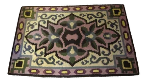 French Art Deco Geometric Rug