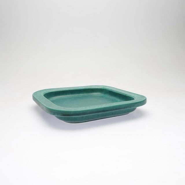 Large Argenta Stoneware Dish by Wilhelm Kåge for Gustavsberg, Sweden, 1960s For Sale - Image 6 of 9