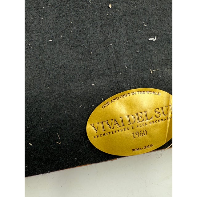 Hollywood Regency Wicker Tray, Vivai Del Sud Italy Ca. 1970 For Sale - Image 9 of 11