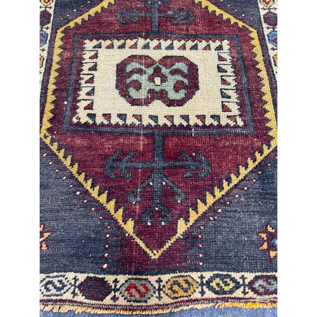 Contemporary Turkish Yastik Rug 1'9" x 2'5" For Sale - Image 3 of 5