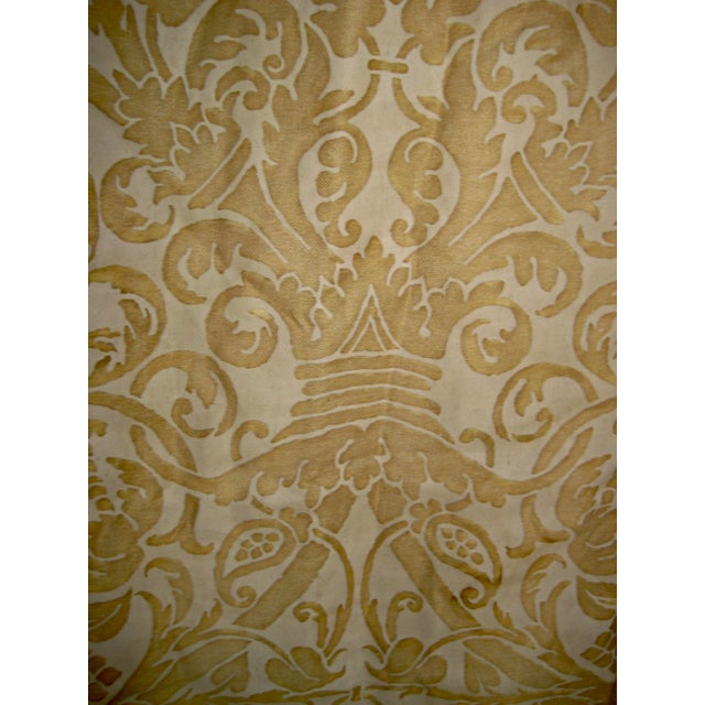 Vintage Fortuny Ucelli Curtain-Drapery Panel For Sale - Image 6 of 11