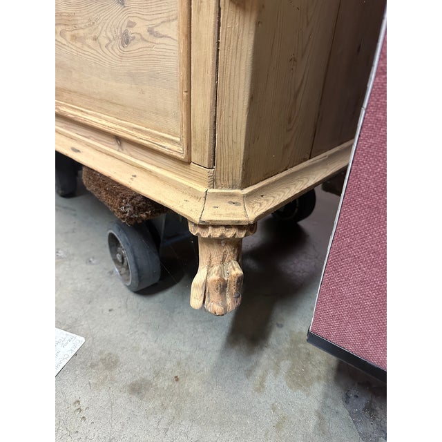 Wood Danish Peach Pine Dresser For Sale - Image 7 of 7