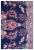 Late 20th Century Vintage Square Persian Vase Floral Bird & Butterfly Area Rug For Sale - Image 5 of 6