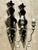 Vintage Mirrored Glass Sconces - Pair For Sale - Image 10 of 12