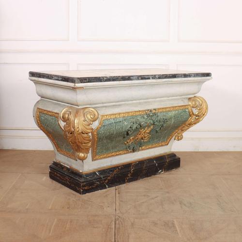 18th Century Italian Painted Console For Sale - Image 16 of 16
