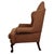 20th Century English Beech Wingback Armchair with Ball-and-Claw Feet For Sale - Image 9 of 13