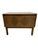 This Mid-Century Modern 1960s Walnut Lane Side End Table is a fully assembled, rectangular piece with a rich brown color...
