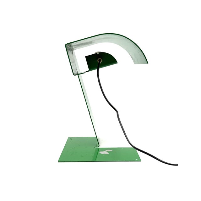 Blitz Table Lamp in Emerald Green by Trabucchi, Vecchi, Volpi for Stilnovo, Italy, 1972 For Sale - Image 10 of 17