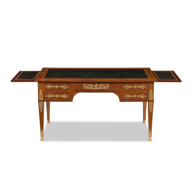 Purple Antique Mahogany Desk, France, 1810s For Sale - Image 8 of 14