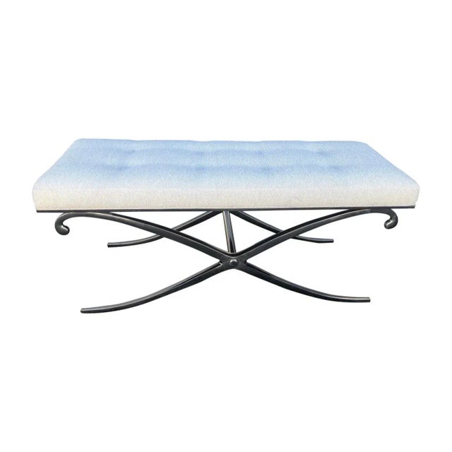 Beautiful Hollywood Regency nickel table in great condition. It has also been restored.