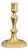 Baroque Engraved Brass Candlestick, 1700s For Sale