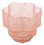 Art Deco French Pink Glass Vase, 1930s For Sale