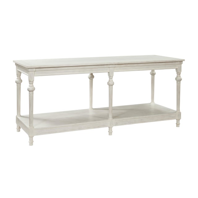 2020s Kitchen Island or Two Tier Console or Draper's Table For Sale - Image 5 of 6