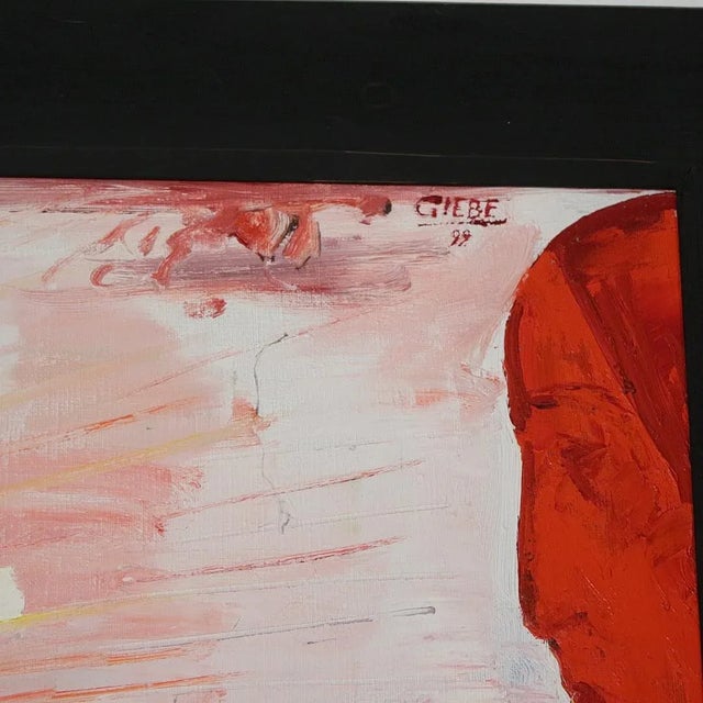 1990s Hubertus Giebe, Der Maler, 1999, Oil on Canvas & Sculpture Object, Set of 2 For Sale - Image 5 of 12