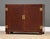 A modern solid mahogany four drawer and two door credenza chest. Very well made similar to Henredon or Baker. Unmarked....