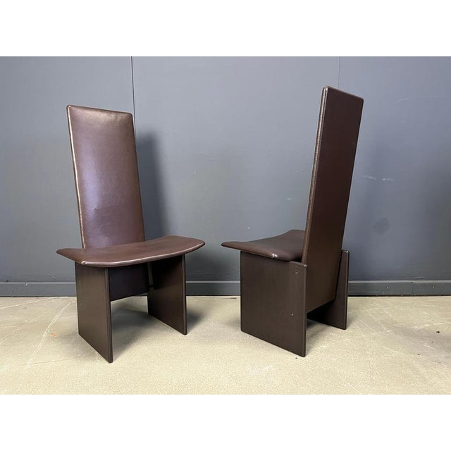 Brown Rennie Dining Chairs attributed to Kazuhide Takahama for Studio Simon, 1970, Set of 6 For Sale - Image 8 of 13