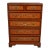 Adam Style Painted Finish 2 Over 4 Tall Chest of Drawers For Sale