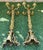 Exceptional Pair of French Restoration Period Gilt Bronze 5-Light Candelabras France, Circa 1830 For Sale - Image 17 of 18