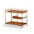 Mid-Century Modern Paul McCobb for Calvin Irwin Collection Model C9203 Mid Century Travertine, Brass and Mahogany Bar Cart For Sale - Image 3 of 11