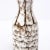 Mid-Century Modernist White and Earth Toned Ceramic Vase With Banded Detailing For Sale - Image 9 of 13