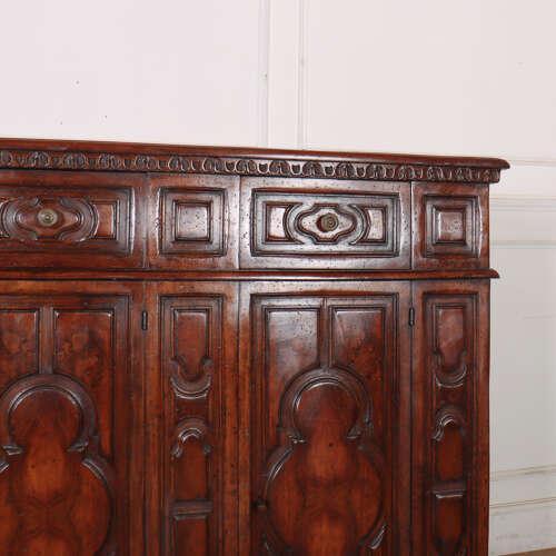 Italian Walnut Sideboard, 1920s For Sale - Image 6 of 17