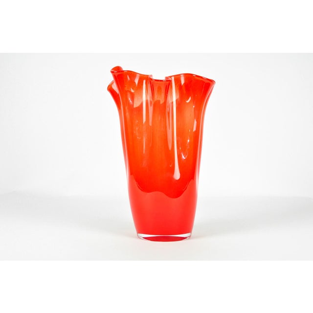 Mid Century Modern Murano Glass Vase Chairish