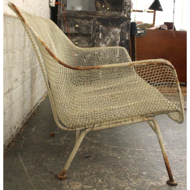 Mid 20th Century Mid 20th Century Russell Woodard 'Sculptura' Wire Sofa, Attributed For Sale - Image 5 of 8