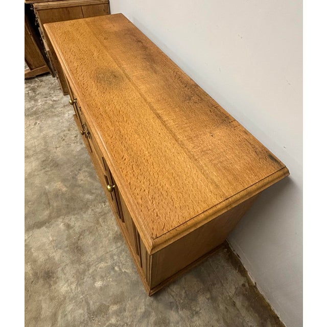Brown 19th Century English Oak Sideboard For Sale - Image 8 of 8